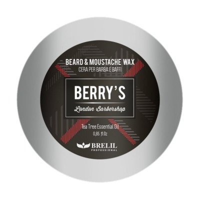 Воск BRELIL Beard&Moustache Wax​ Berry's (84162)