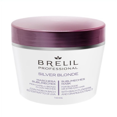 Маска для освітленого волосся Brelil Silver Blonde 220 ml (81745)