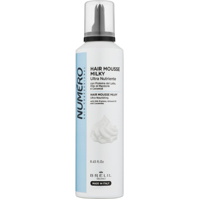 Ультраживильний мус Brelil Hair ВВ Mouse Gourmand Milky Sensation 74860 250ml