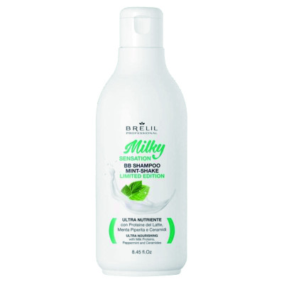 Ультраживильний шампунь Brelil Milky Sensation BB Gourmand Mint 250ml 86337