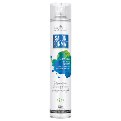 Лак натуральної фіксації Brelil Salon Format Natural Fixing Spray (87013), 500ml