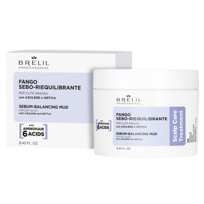 Грязь для відновлення балансу шкірного сала Brelil Sebum Rebalancing Mud Scalp Care 88522