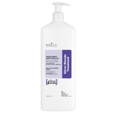 Маска Brelil Anti-Yellow Mask Silver Blonde 1000 ml (89062)